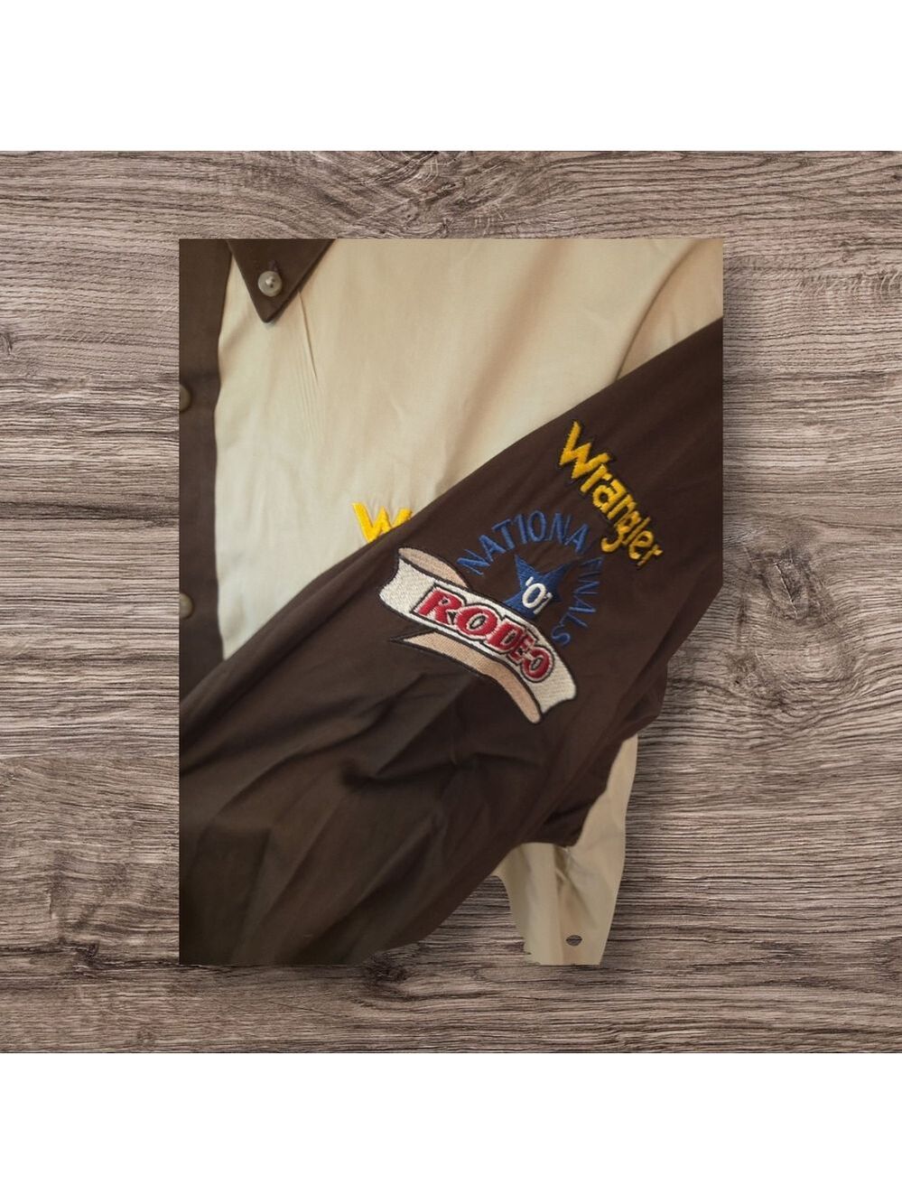 Men's Wrangler 2007 National Finals Rodeo Button Up Shirt Size XL - Picture 3 of 7